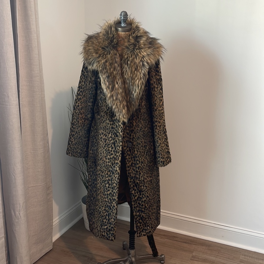 Show Me Your Mumu Minnelli Faux Fur Jacket - Medium